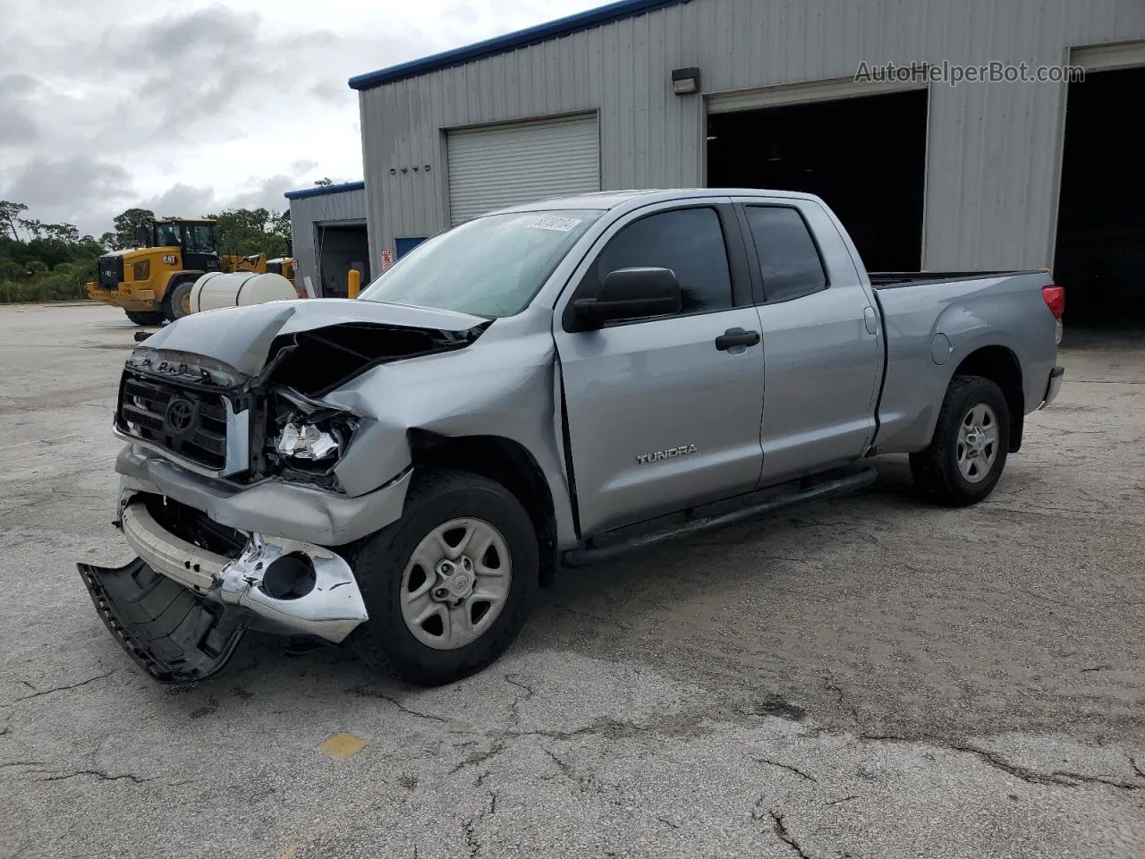 2012 Toyota Tundra Double Cab Sr5 Silver vin: 5TFRU5F17CX026373