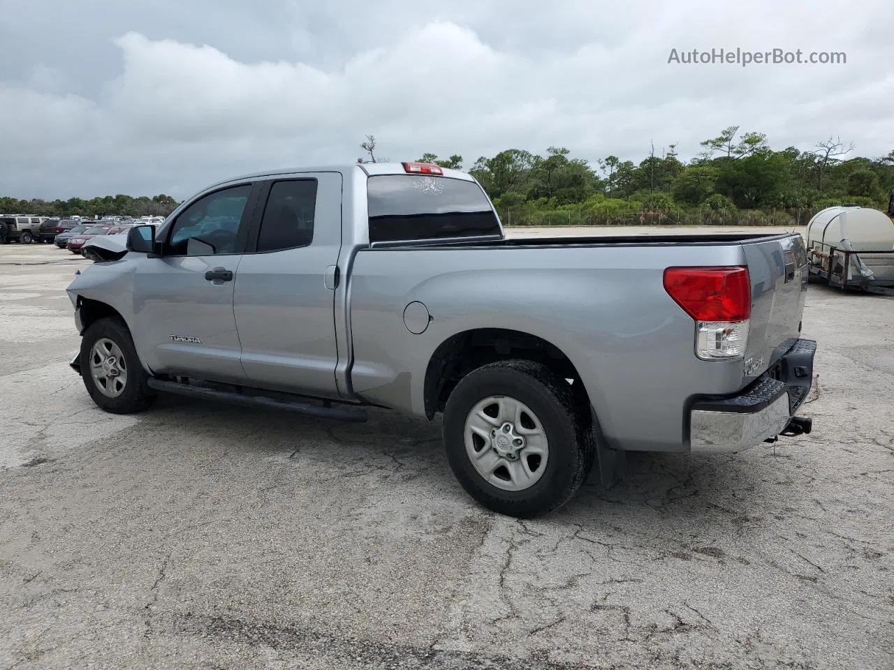 2012 Toyota Tundra Double Cab Sr5 Silver vin: 5TFRU5F17CX026373