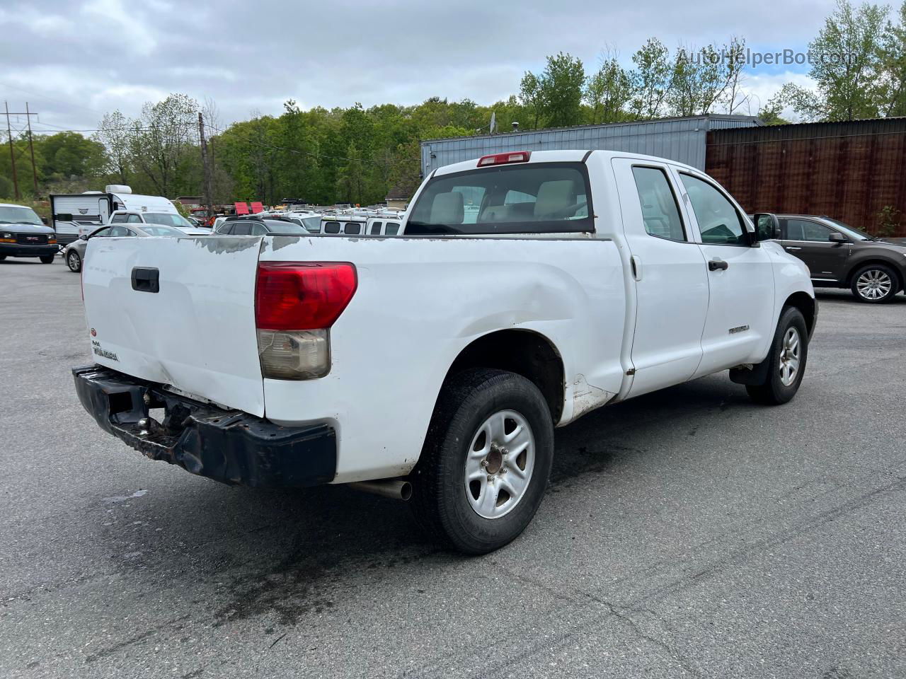 2012 Toyota Tundra Double Cab Sr5 White vin: 5TFRU5F1XCX027517