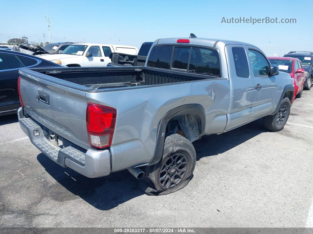 2019 Toyota Tacoma Sr Gray vin: 5TFRX5GN0KX153229