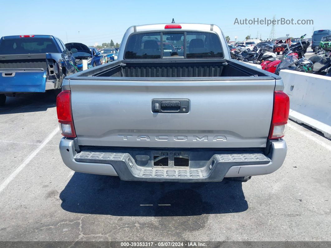 2019 Toyota Tacoma Sr Gray vin: 5TFRX5GN0KX153229