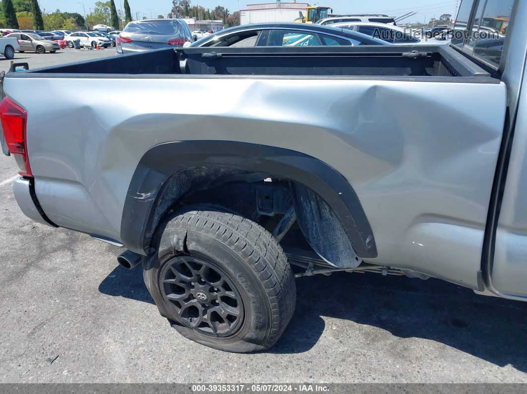 2019 Toyota Tacoma Sr Серый vin: 5TFRX5GN0KX153229