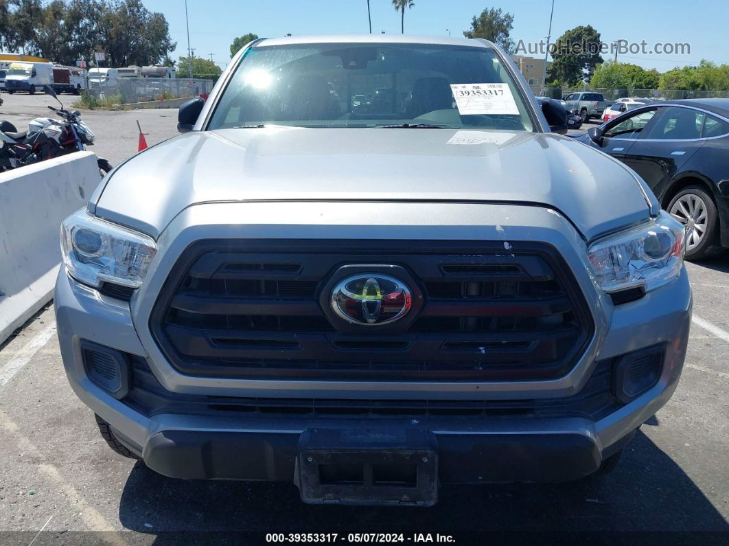 2019 Toyota Tacoma Sr Gray vin: 5TFRX5GN0KX153229