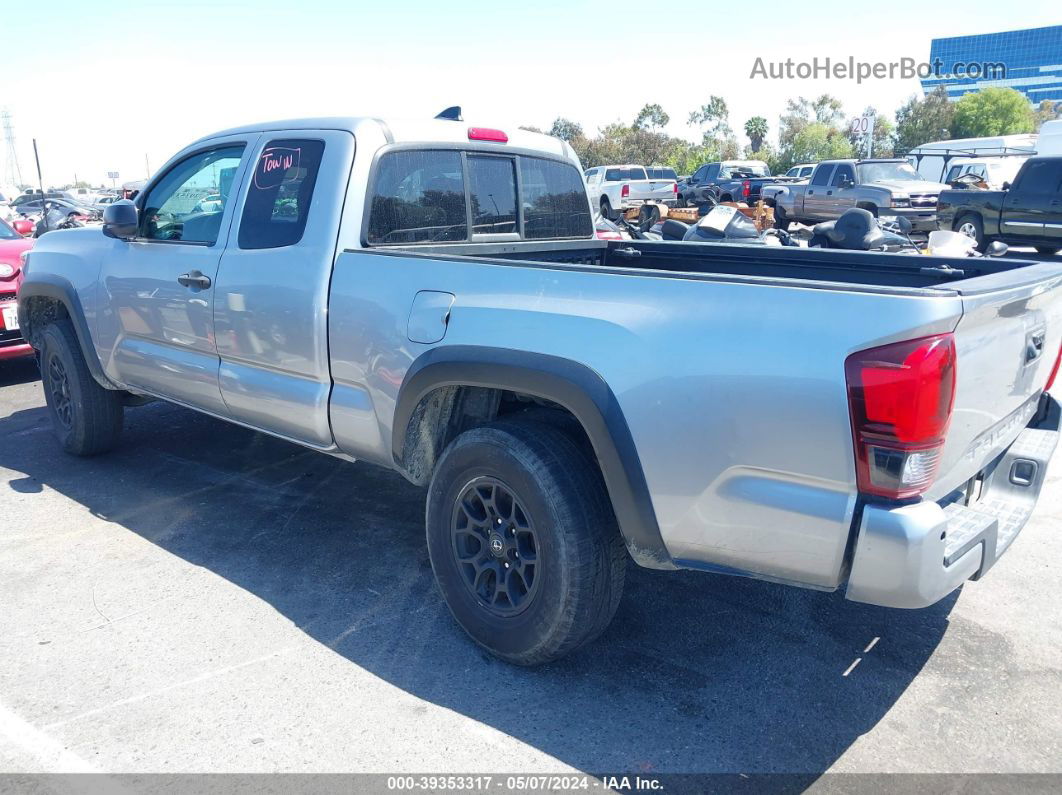 2019 Toyota Tacoma Sr Серый vin: 5TFRX5GN0KX153229