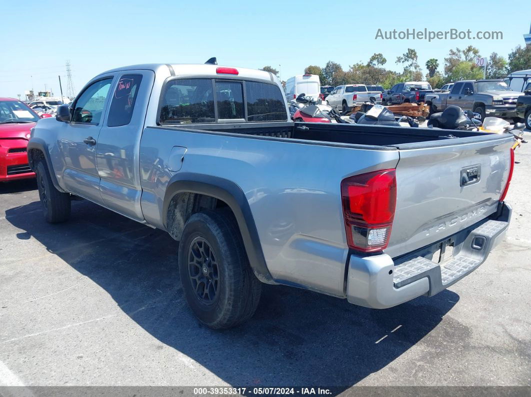 2019 Toyota Tacoma Sr Gray vin: 5TFRX5GN0KX153229