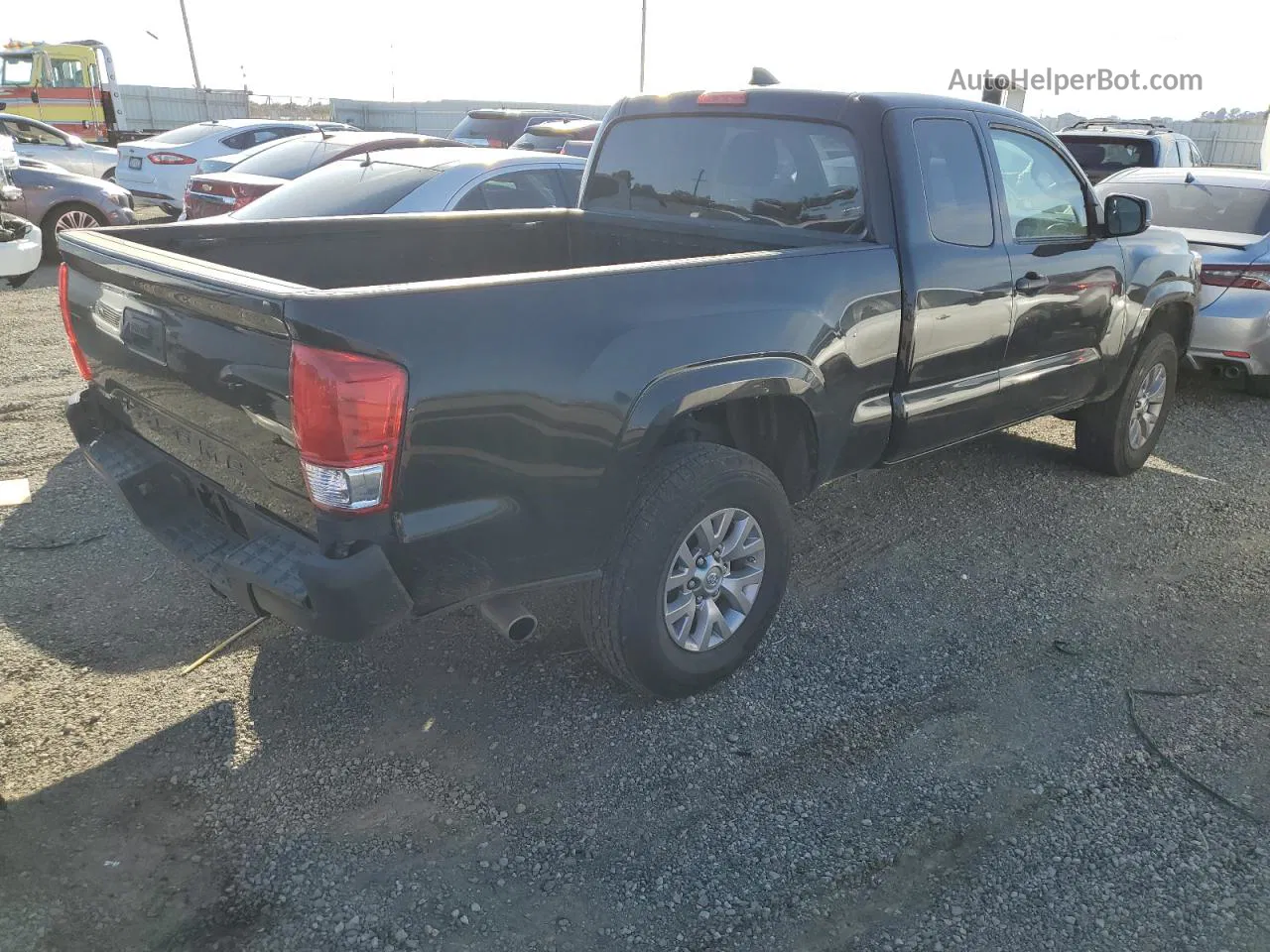 2017 Toyota Tacoma Access Cab Black vin: 5TFRX5GN1HX088822