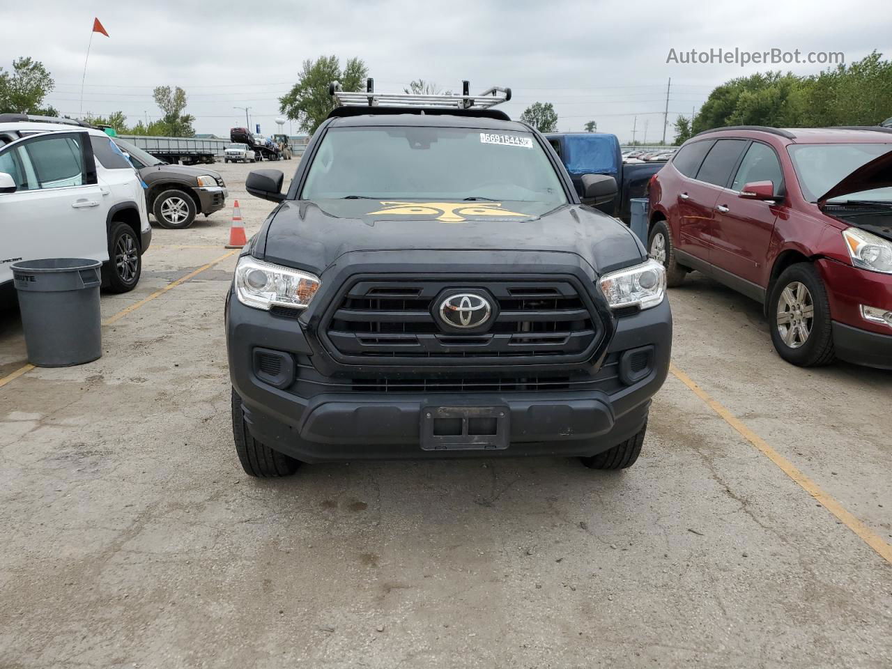 2019 Toyota Tacoma Access Cab Черный vin: 5TFRX5GN1KX155281