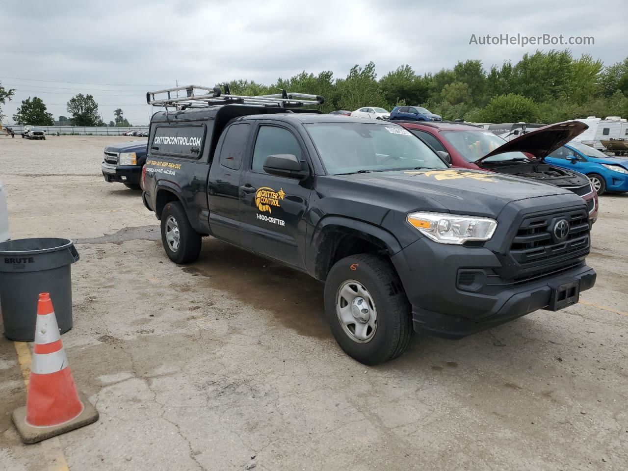 2019 Toyota Tacoma Access Cab Черный vin: 5TFRX5GN1KX155281