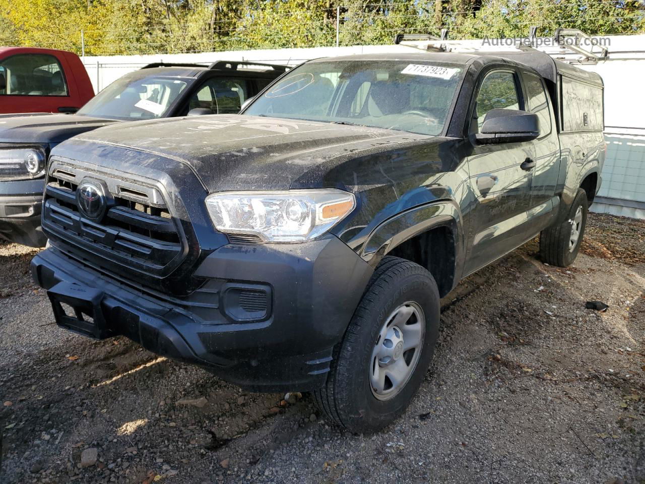 2019 Toyota Tacoma Access Cab Black vin: 5TFRX5GN1KX155281