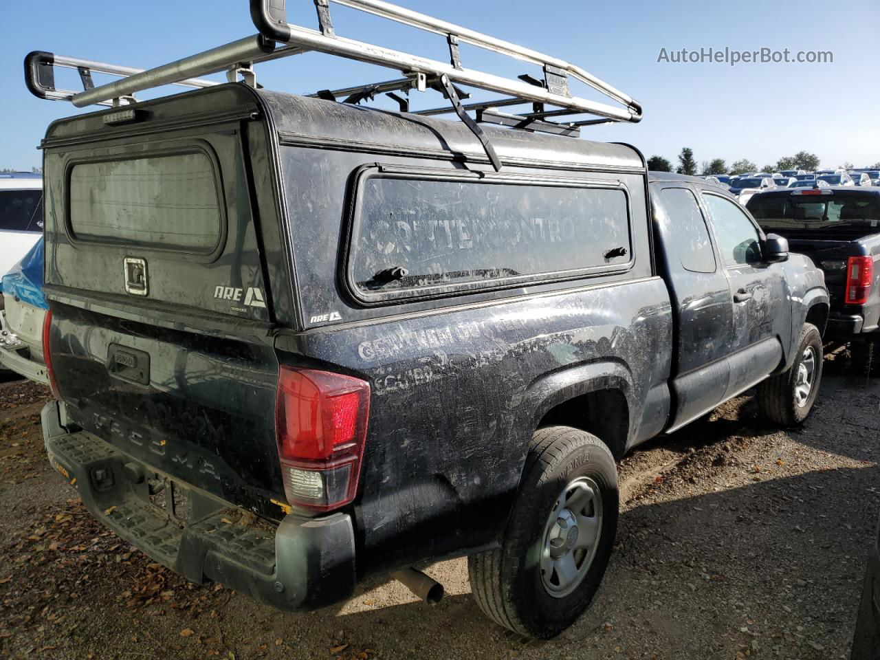 2019 Toyota Tacoma Access Cab Black vin: 5TFRX5GN1KX155281