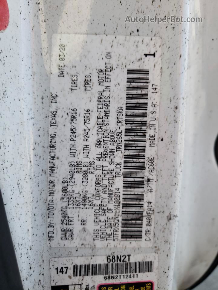 2020 Toyota Tacoma Access Cab Burn vin: 5TFRX5GN1LX180814