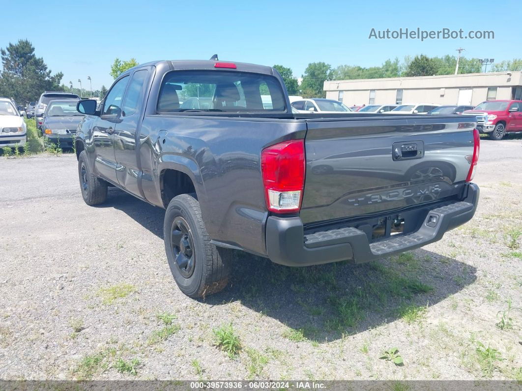 2017 Toyota Tacoma Sr Gray vin: 5TFRX5GN2HX081524