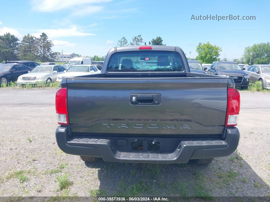 2017 Toyota Tacoma Sr Gray vin: 5TFRX5GN2HX081524