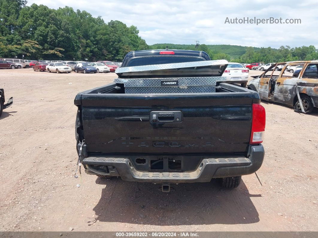 2017 Toyota Tacoma Sr Black vin: 5TFRX5GN2HX101559