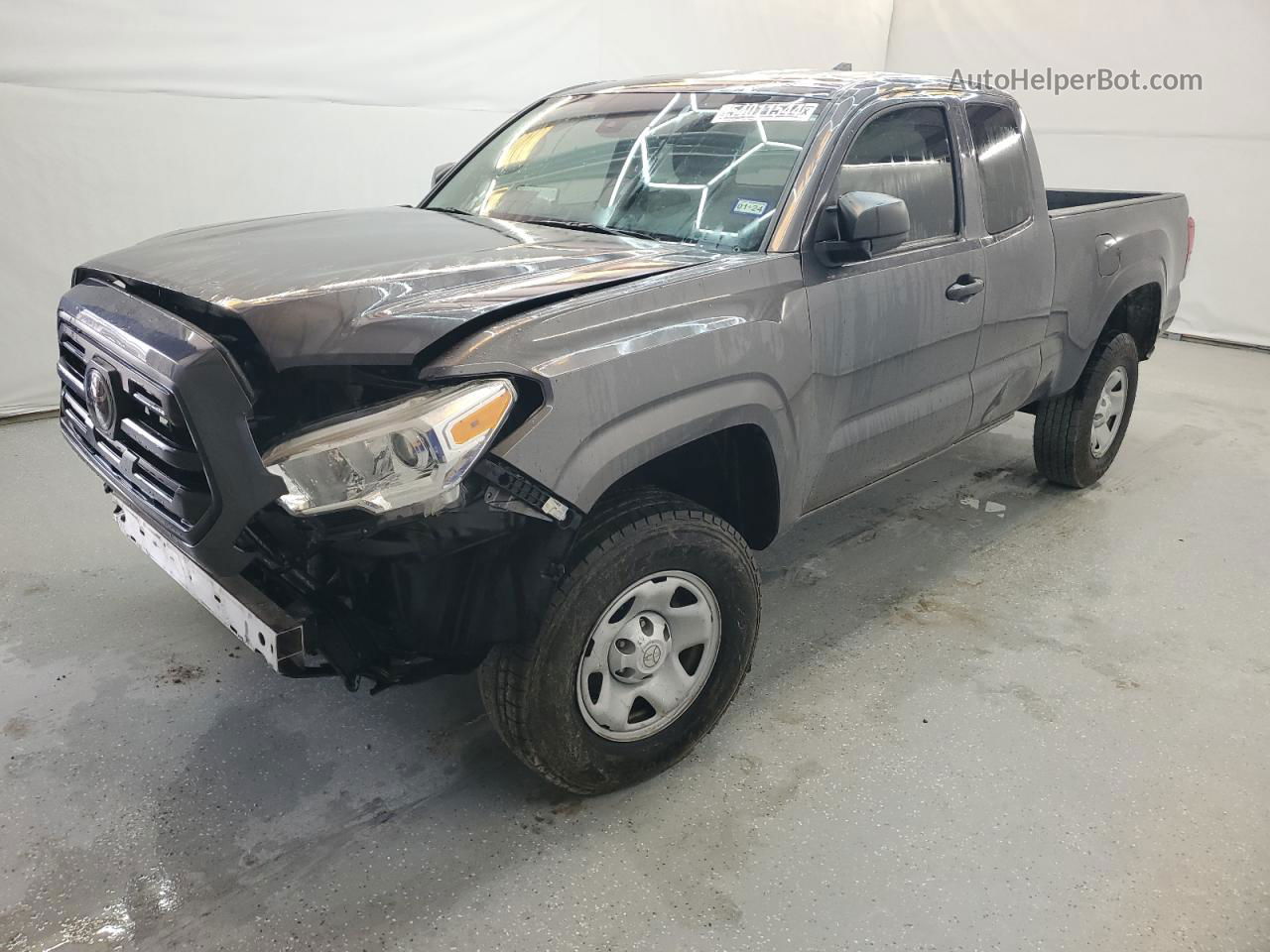 2019 Toyota Tacoma Access Cab Серый vin: 5TFRX5GN2KX161364