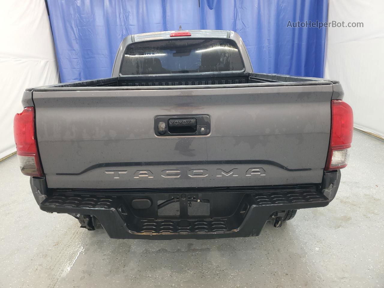 2019 Toyota Tacoma Access Cab Gray vin: 5TFRX5GN2KX161364