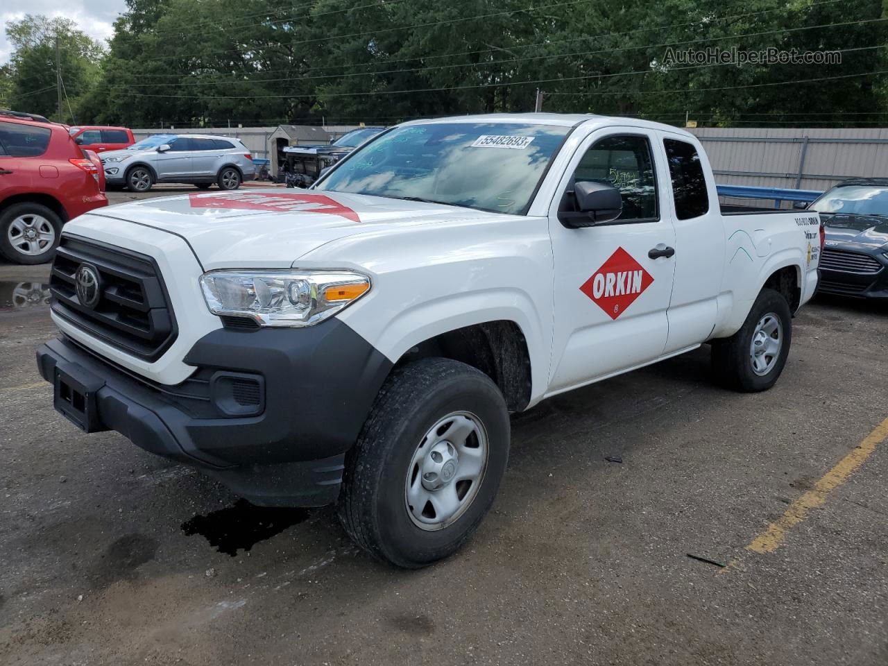 2020 Toyota Tacoma Access Cab Белый vin: 5TFRX5GN2LX176609