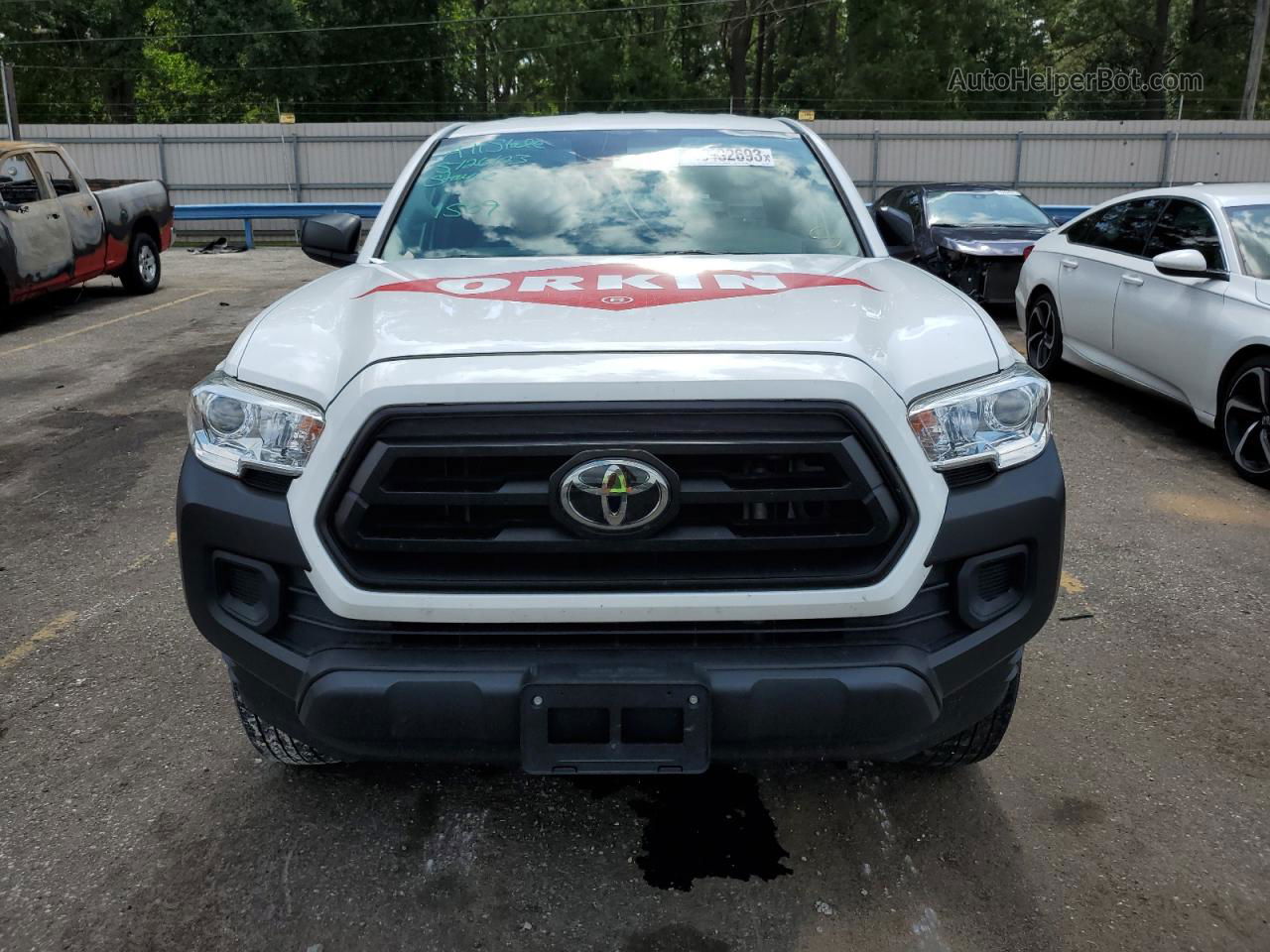 2020 Toyota Tacoma Access Cab Белый vin: 5TFRX5GN2LX176609