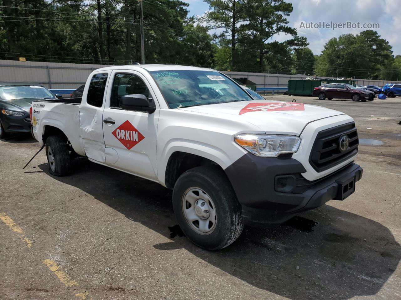 2020 Toyota Tacoma Access Cab Белый vin: 5TFRX5GN2LX176609