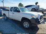 2017 Toyota Tacoma Sr White vin: 5TFRX5GN3HX077742