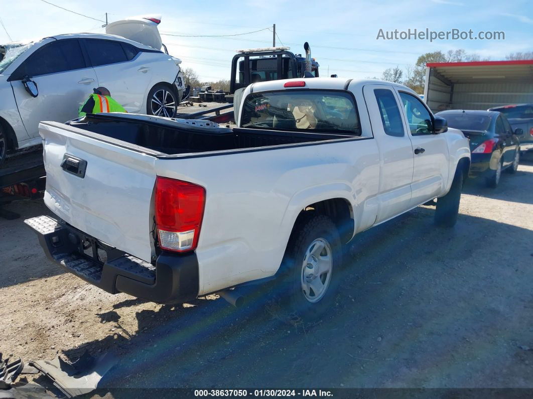 2017 Toyota Tacoma Sr White vin: 5TFRX5GN3HX077742