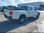 2017 Toyota Tacoma Sr White vin: 5TFRX5GN3HX084321