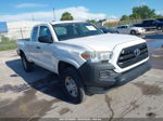 2017 Toyota Tacoma Sr White vin: 5TFRX5GN3HX084321