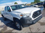 2017 Toyota Tacoma Sr White vin: 5TFRX5GN3HX084321