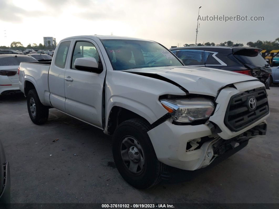 2017 Toyota Tacoma Sr/sr5 White vin: 5TFRX5GN3HX088952