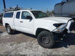 2020 Toyota Tacoma Sr White vin: 5TFRX5GN3LX170771