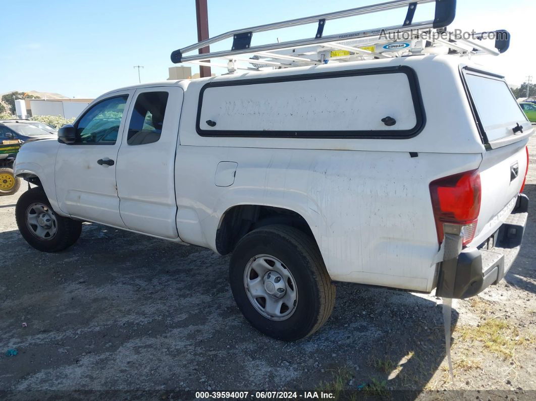 2020 Toyota Tacoma Sr White vin: 5TFRX5GN3LX170771