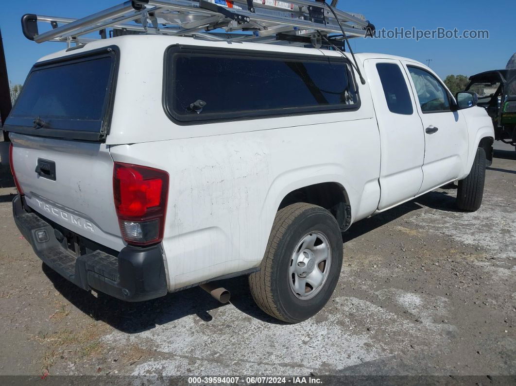 2020 Toyota Tacoma Sr White vin: 5TFRX5GN3LX170771