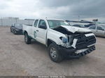 2017 Toyota Tacoma Sr White vin: 5TFRX5GN4HX078012