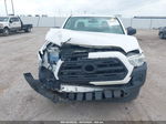 2017 Toyota Tacoma Sr White vin: 5TFRX5GN4HX078012