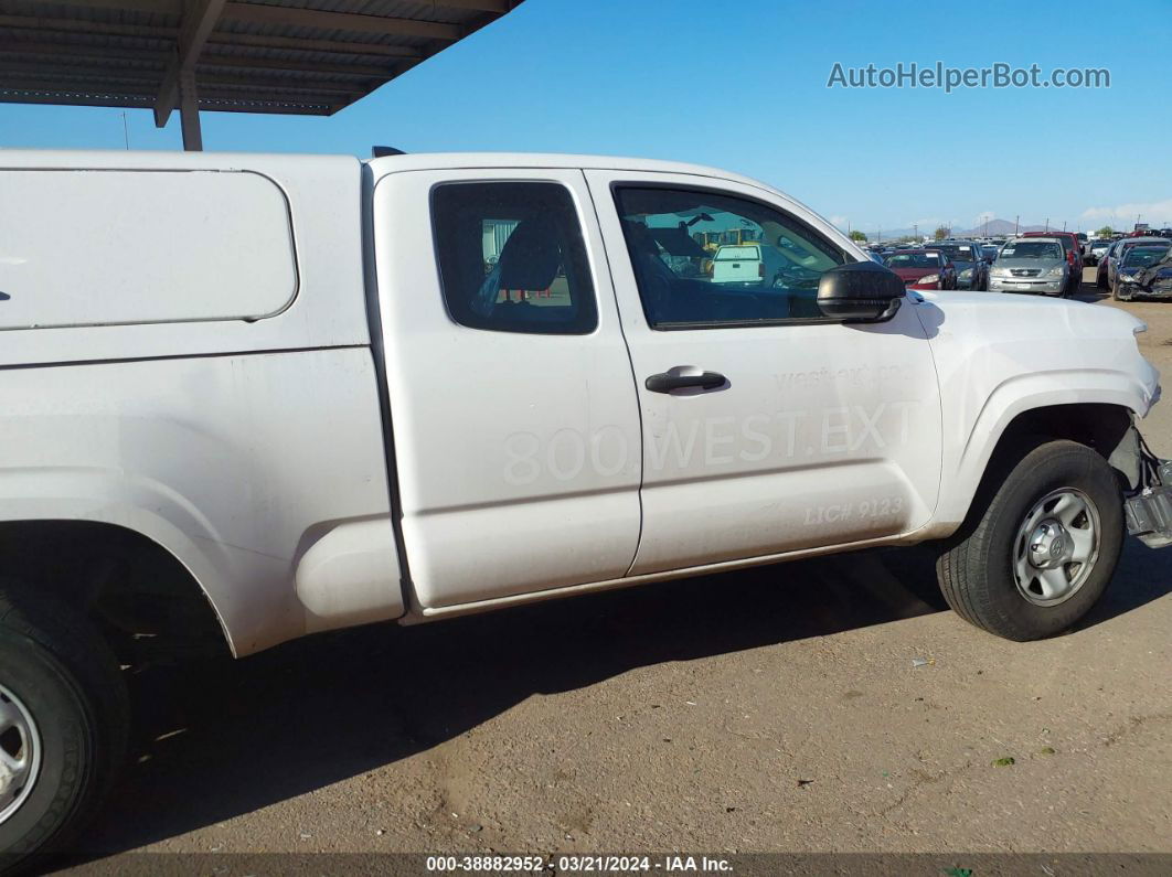 2017 Toyota Tacoma Sr White vin: 5TFRX5GN4HX082433