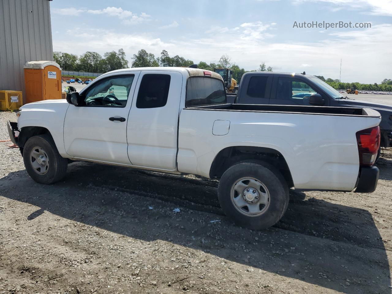 2019 Toyota Tacoma Access Cab White vin: 5TFRX5GN4KX141780