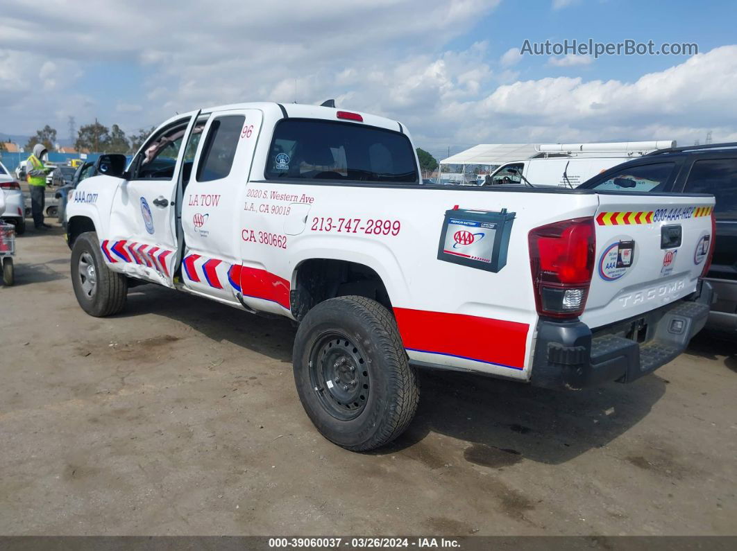 2019 Toyota Tacoma Sr White vin: 5TFRX5GN4KX144517