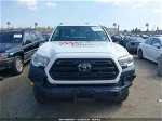 2019 Toyota Tacoma Sr White vin: 5TFRX5GN4KX144517