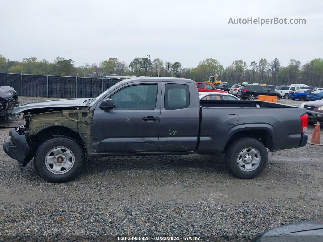 2017 Toyota Tacoma Sr Gray vin: 5TFRX5GN6HX074219