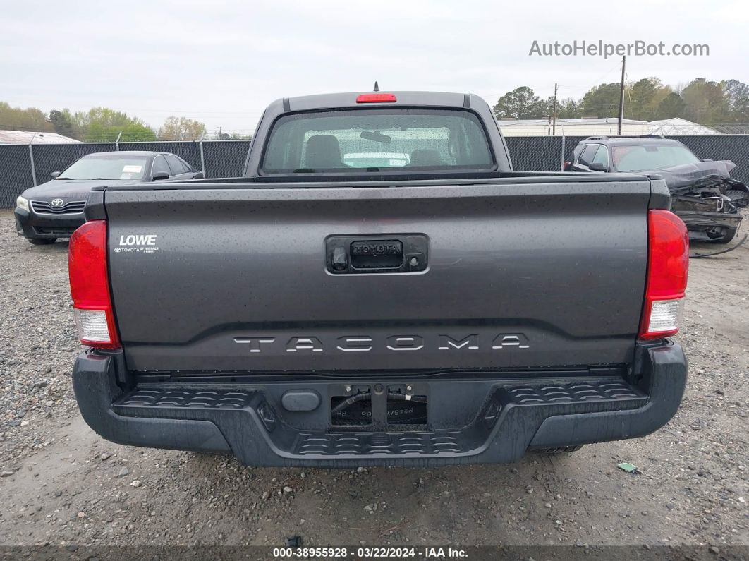 2017 Toyota Tacoma Sr Gray vin: 5TFRX5GN6HX074219