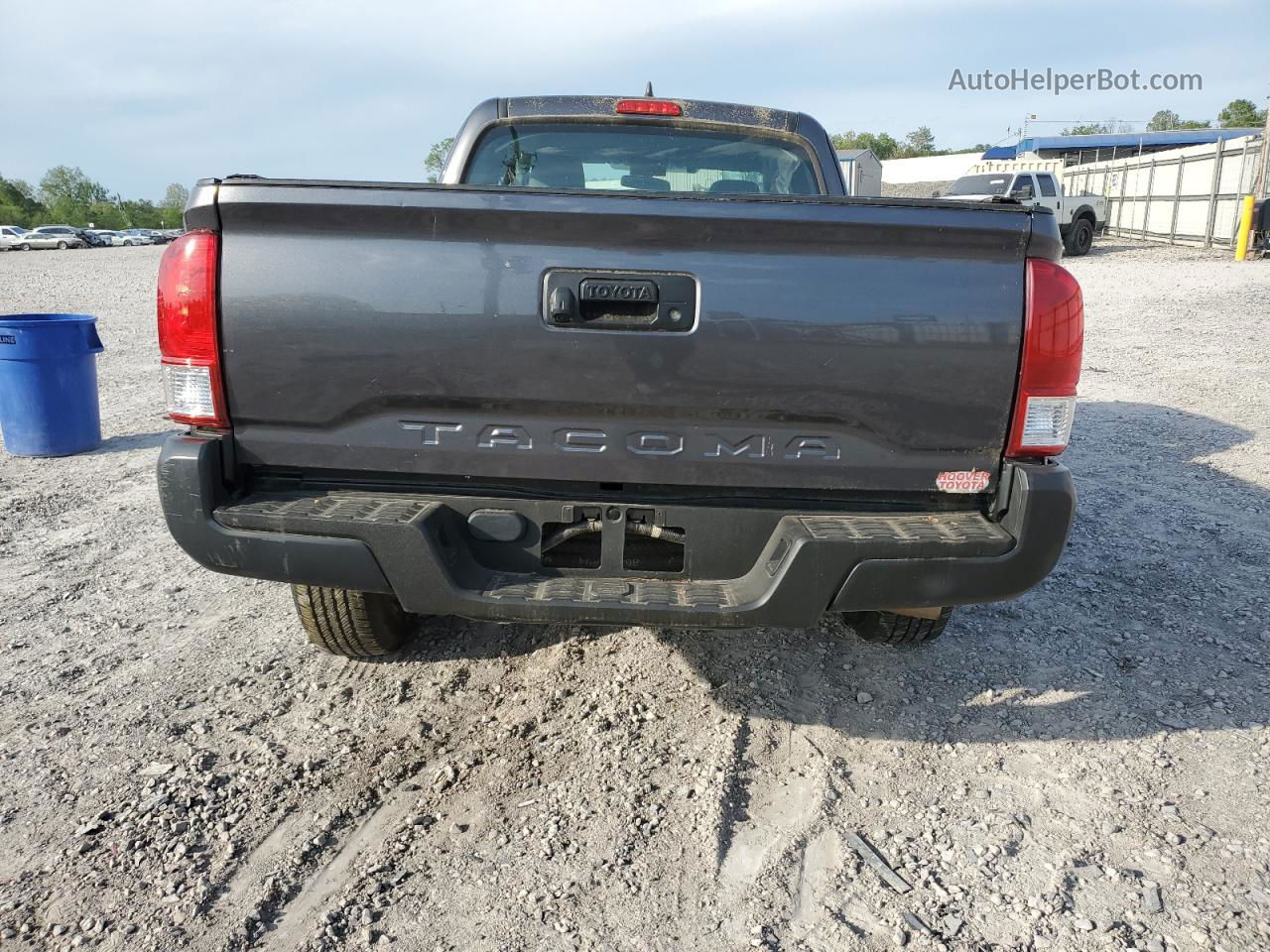 2017 Toyota Tacoma Access Cab Gray vin: 5TFRX5GN6HX075208