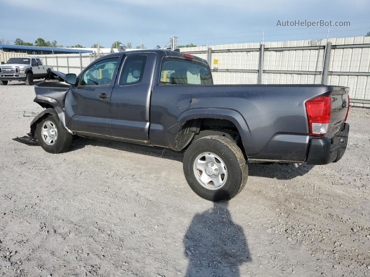 2017 Toyota Tacoma Access Cab Gray vin: 5TFRX5GN6HX075208