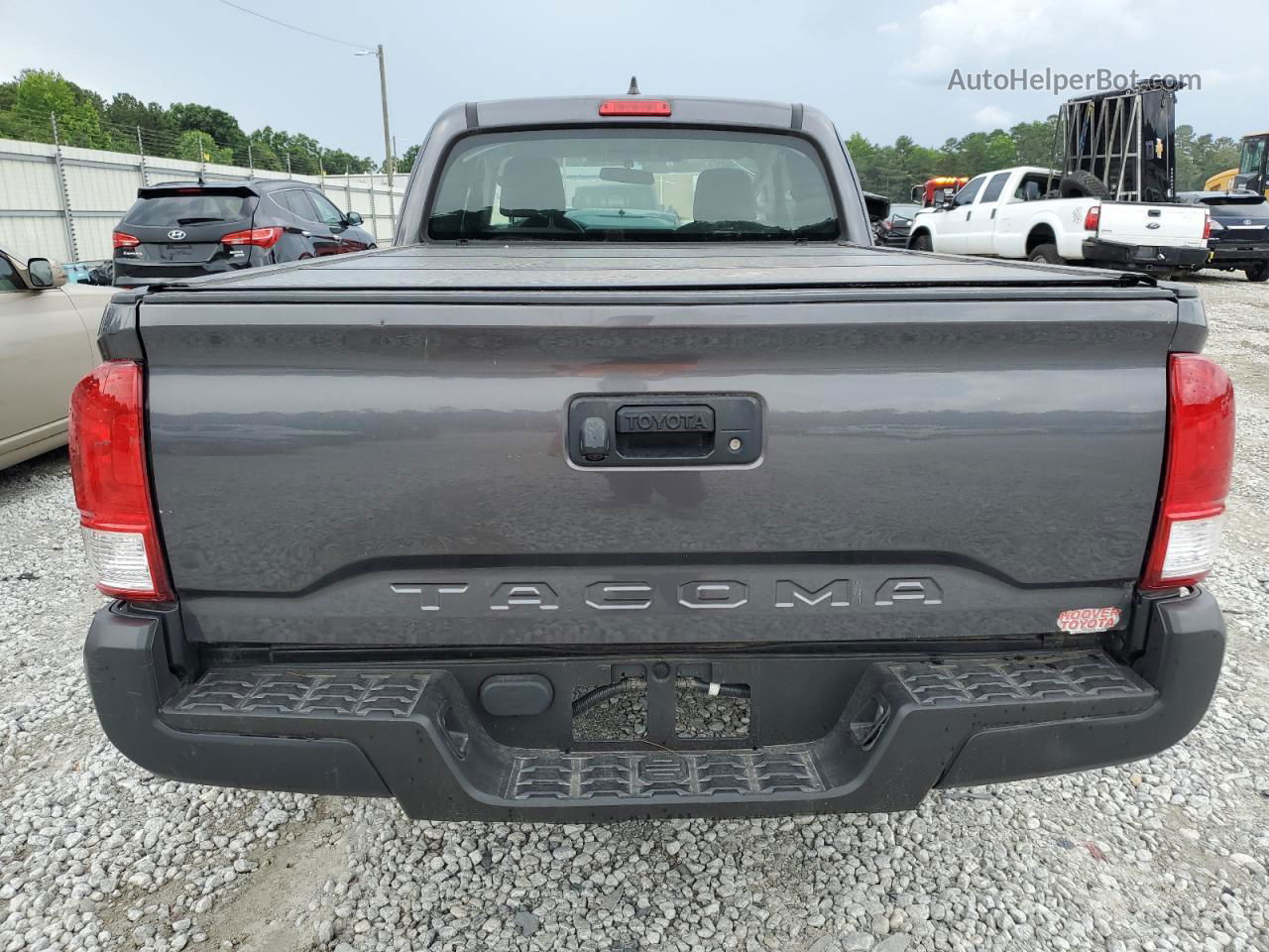 2017 Toyota Tacoma Access Cab Gray vin: 5TFRX5GN6HX075208