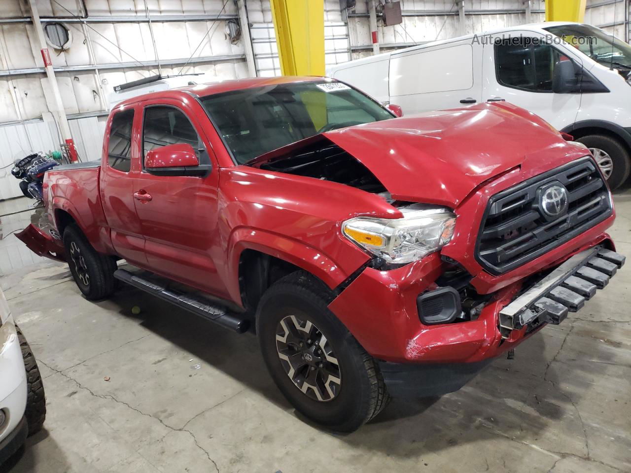 2019 Toyota Tacoma Access Cab Красный vin: 5TFRX5GN6KX142655