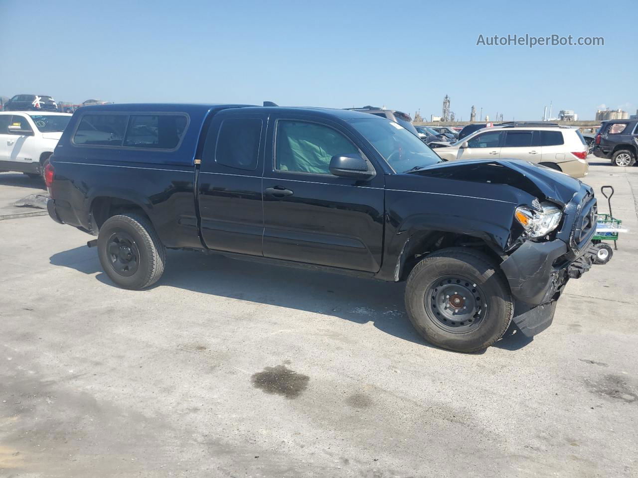 2020 Toyota Tacoma Access Cab Black vin: 5TFRX5GN6LX177312