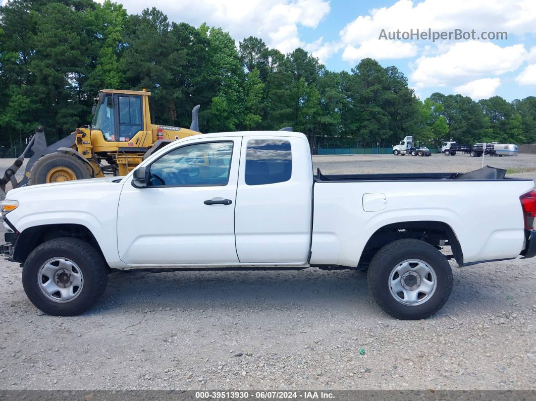 2020 Toyota Tacoma Sr White vin: 5TFRX5GN6LX179352