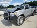 2017 Toyota Tacoma Access Cab Silver vin: 5TFRX5GN7HX081437