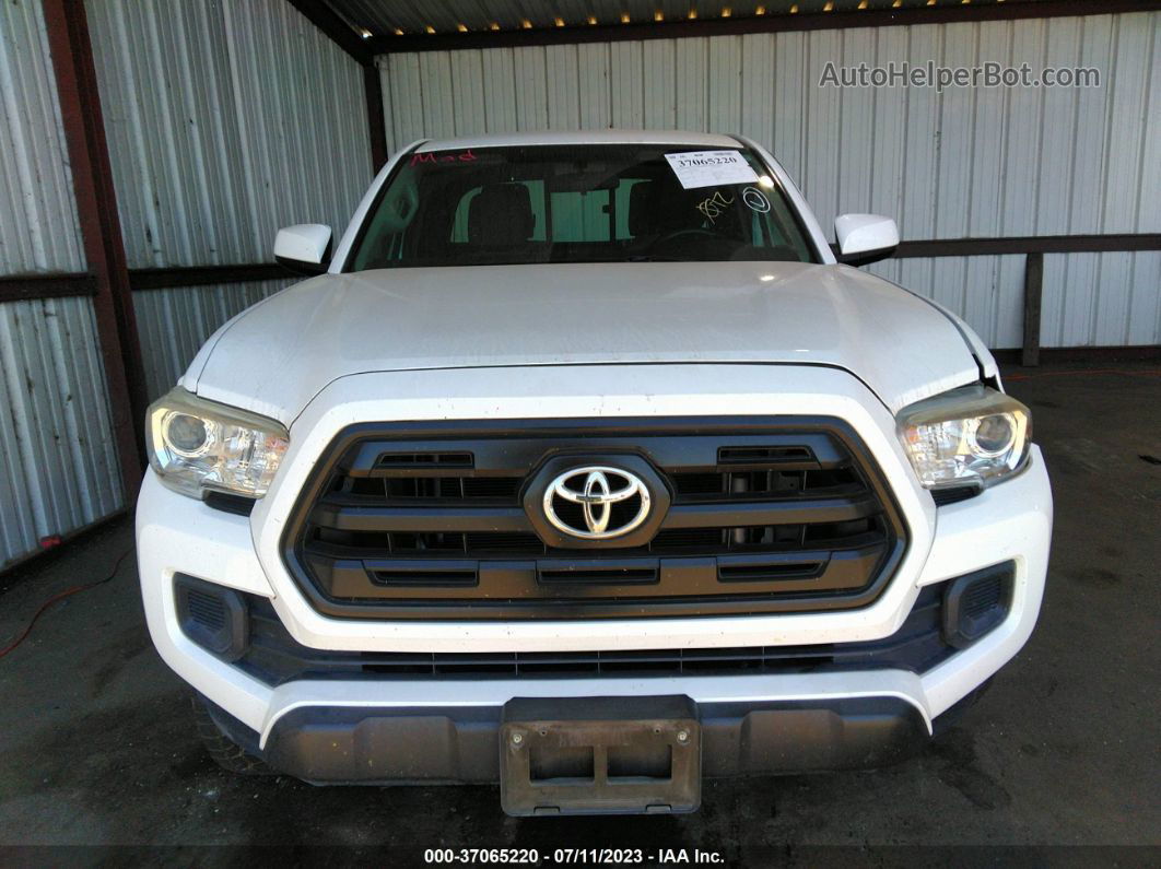 2017 Toyota Tacoma Sr/sr5 Белый vin: 5TFRX5GN7HX096942