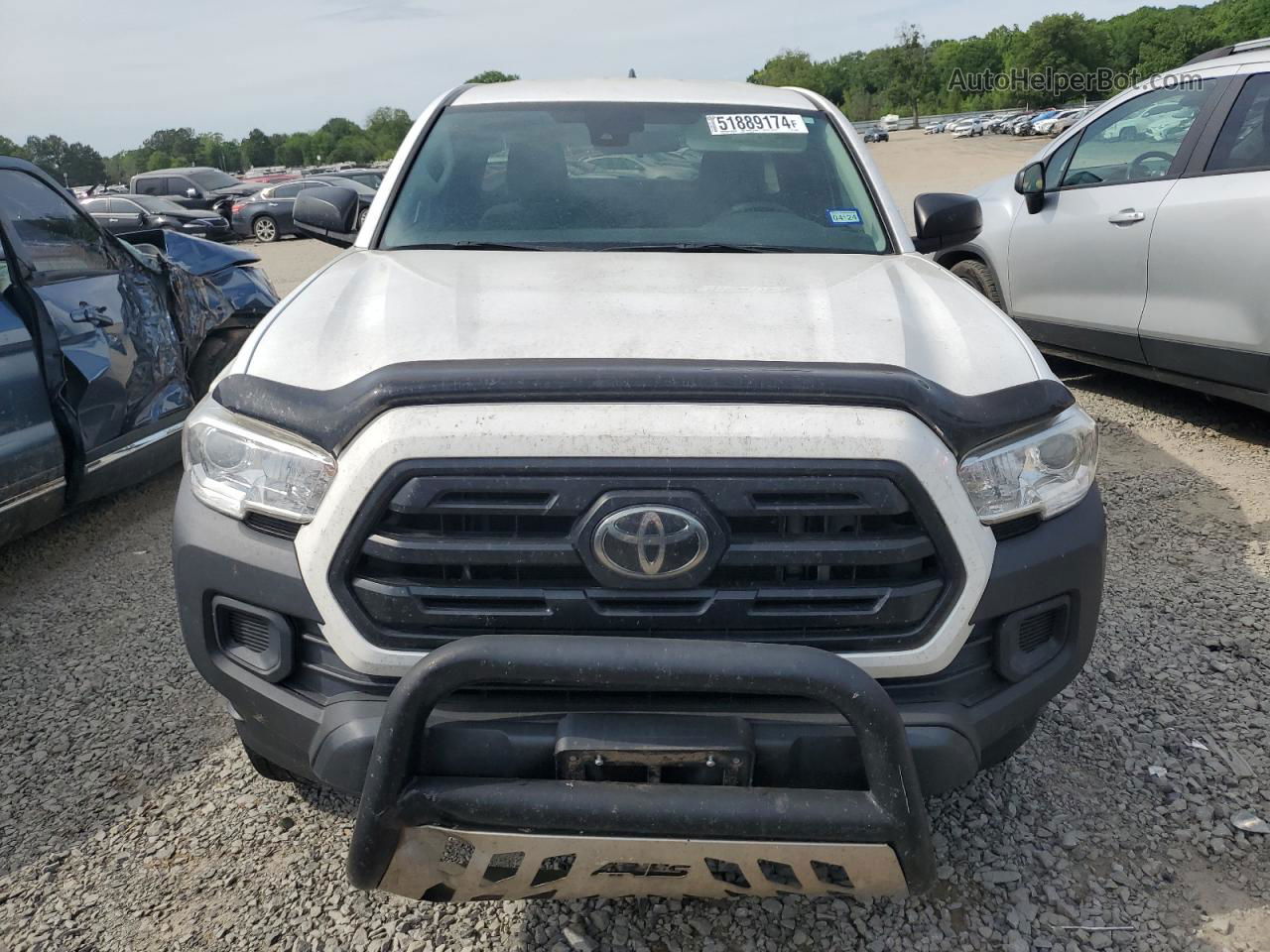 2019 Toyota Tacoma Access Cab White vin: 5TFRX5GN8KX150546