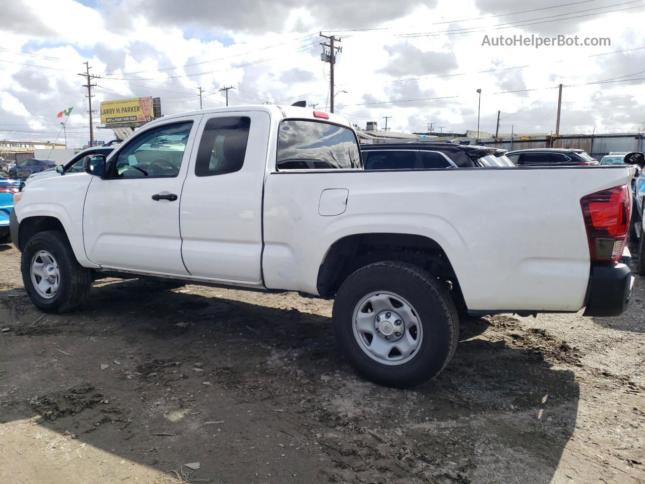 2020 Toyota Tacoma Access Cab White vin: 5TFRX5GN8LX170507